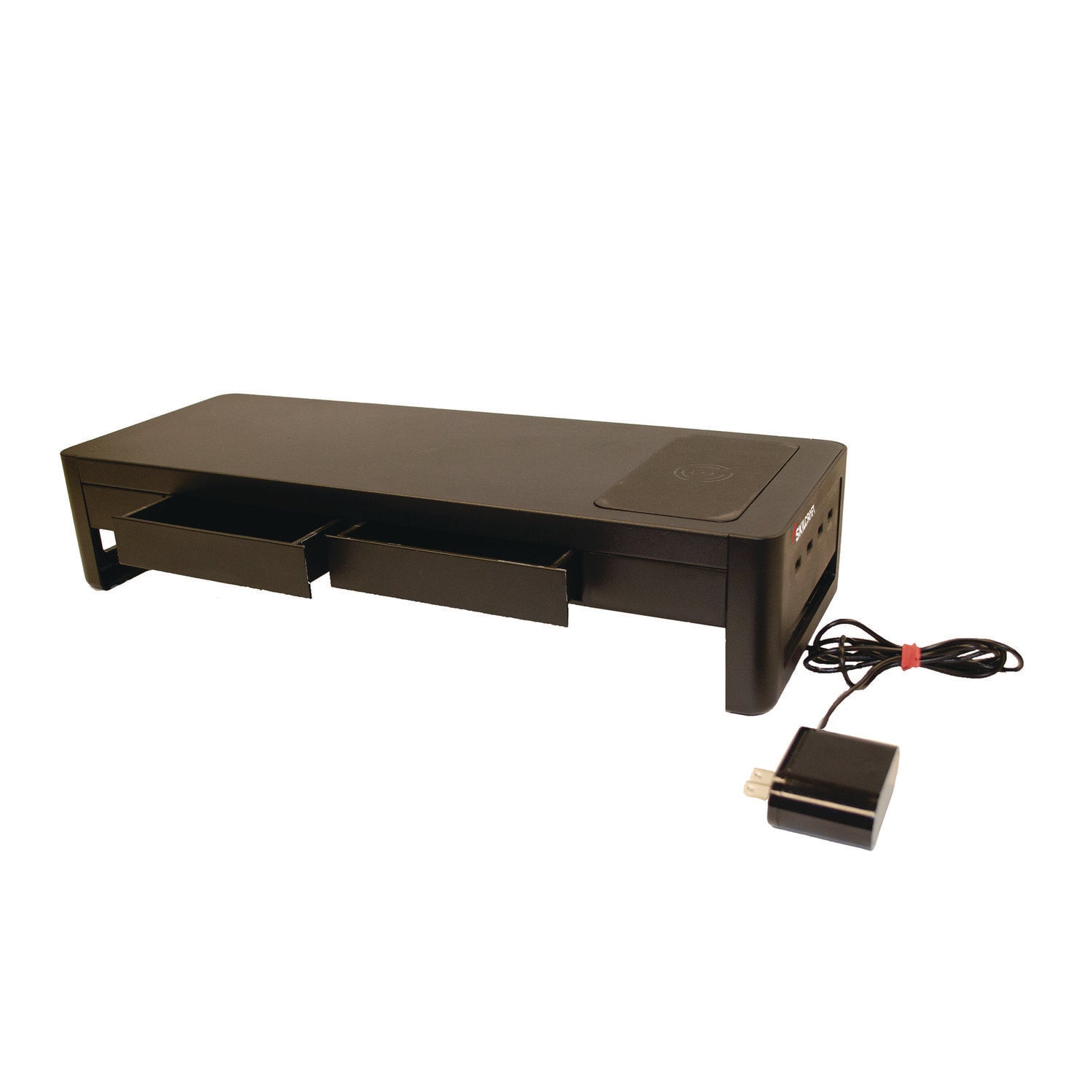 AbilityOne 7110017135323, SKILCRAFT Monitor Stand, 21.5 x 8 x 4.33, Black