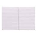 PUKKA PAD Soft Cover Notebook, College Rule, Pebble Cover, (96) 8.2 x 5.11 Sheets (9941SIG)