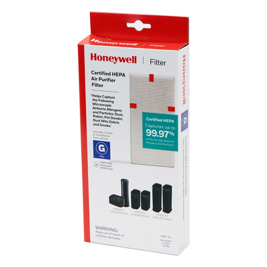 Honeywell Filter G True HEPA Air Purifier Filter, 1.5 x 10 (HRFG1)