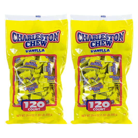 Charleston Chews Snack Size Chocolate Candy, 0.25 oz Individually Wrapped, 120/Bag, 2 Bags/Carton (60004067)