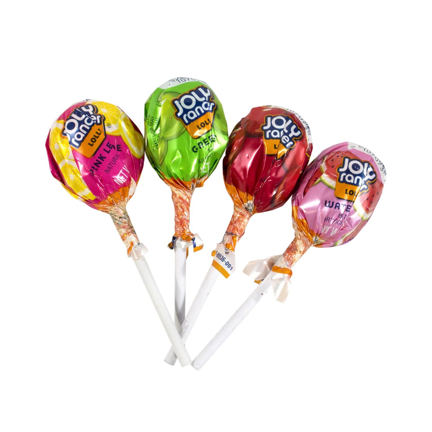 Jolly Rancher Lollipops Assortment, Assorted Flavors, 0.6 oz Individually Wrapped, 50/Box, 2 Boxes/Carton (60004065)