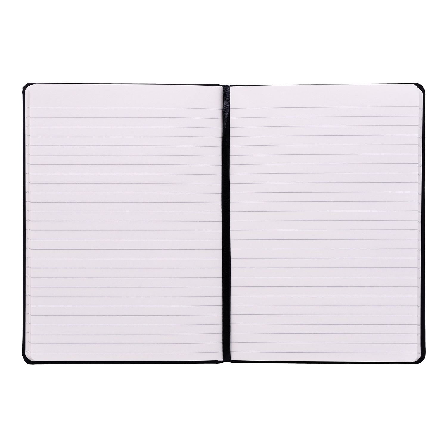 PUKKA PAD Soft Cover Notebook, College Rule, Black Cover, (96) 8.2 x 5.11 Sheets (9940SIG)