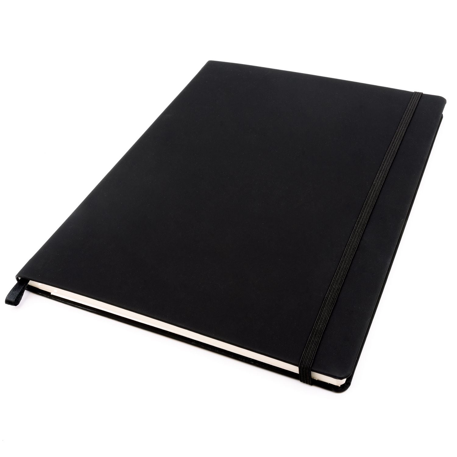 PUKKA PAD Soft Cover Notebook, College Rule, Black Cover, (96) 11 x 8.5 Sheets (9942SIG)