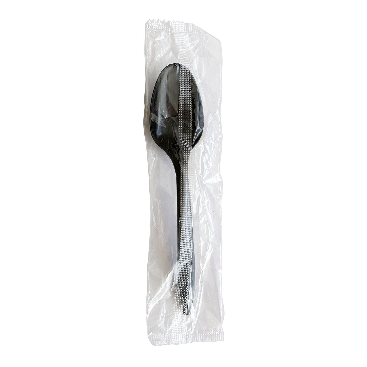 Boardwalk Mediumweight Polypropylene Cutlery, Teaspoon, Black, 1,000/Carton (SPOONBLPPIW)