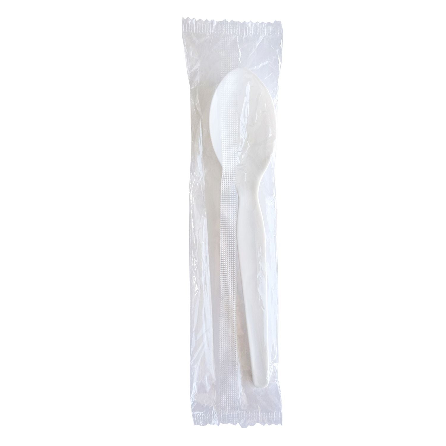 Boardwalk Heavyweight Wrapped Polystyrene Cutlery, Soup Spoon, White, 1,000/Carton (SOUPWHPS)