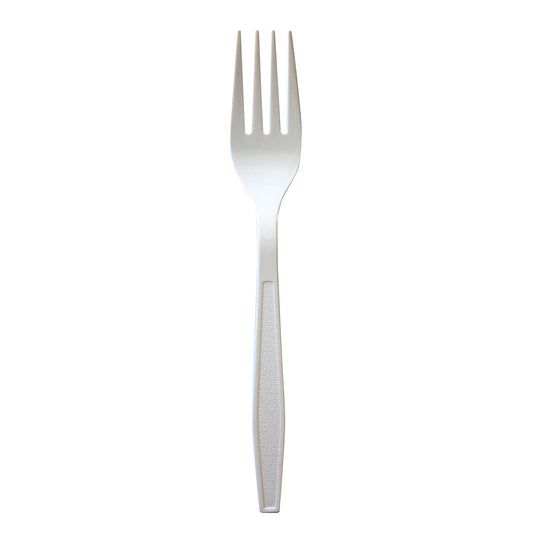 Boardwalk Heavyweight Polypropylene Cutlery, Fork, White, 1,000/Carton (FORKWHPP)