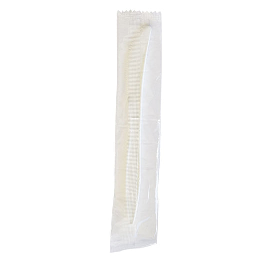 Boardwalk Mediumweight Wrapped Polypropylene Cutlery, Knife, White, 1,000/Carton (KNIFEMWPPIW)