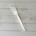 Boardwalk Heavyweight Wrapped Polystyrene Cutlery, Fork, White, 1,000/Carton (FORKWHPSIW)