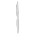 Boardwalk Heavyweight Wrapped Polystyrene Cutlery, Knife, White, 1,000/Carton (KNIFEWHPSIW)