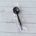 Boardwalk Mediumweight Wrapped Polypropylene Cutlery, Soup Spoon, Black, 1,000/Carton (SOUPBLPPIW)