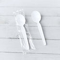 Boardwalk Heavyweight Wrapped Polystyrene Cutlery, Teaspoon, White, 1,000/Carton (SPOONWHPS)