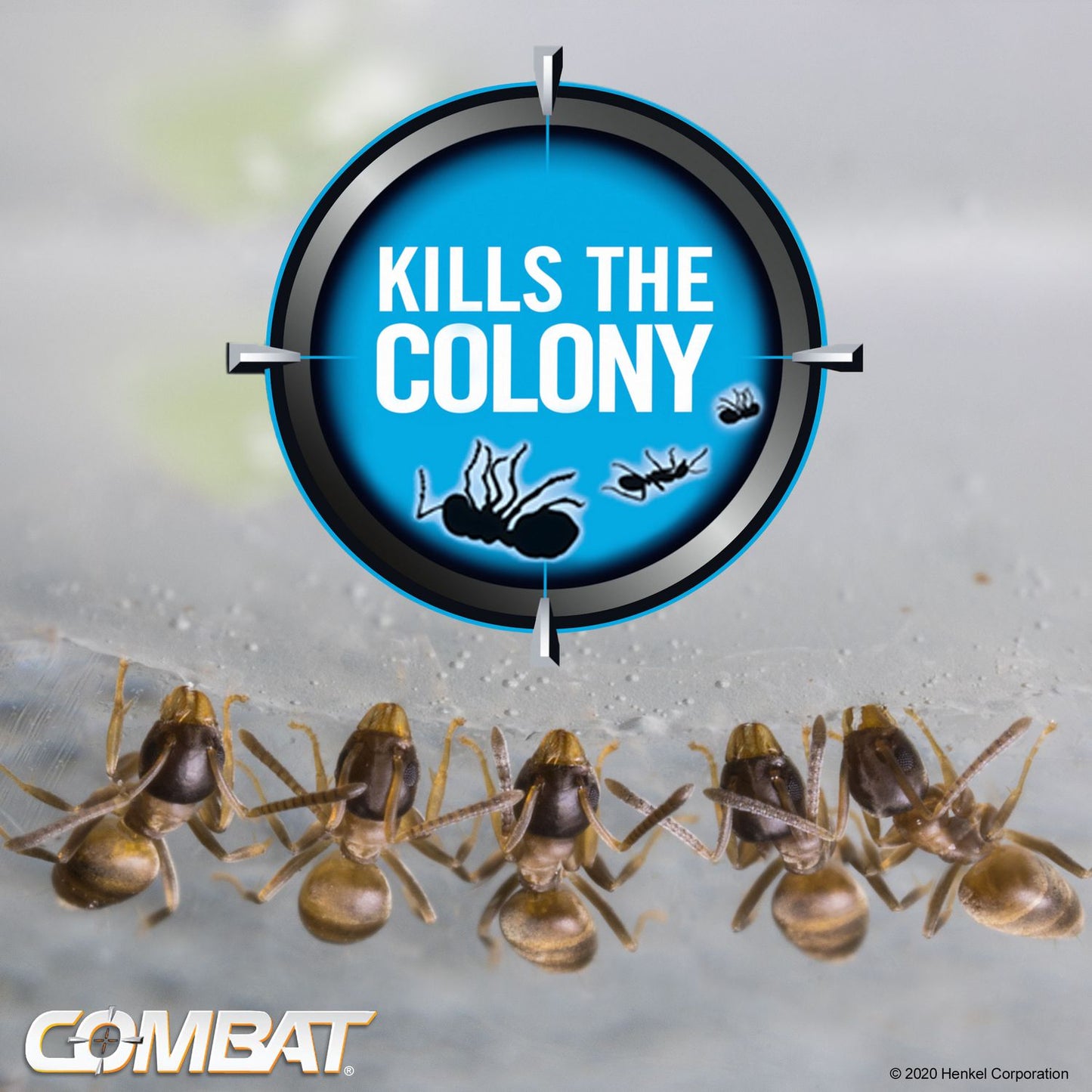 Combat Max 2-in-1 Ant Bait, 4/Pack, 8 Packs/Carton (07172)