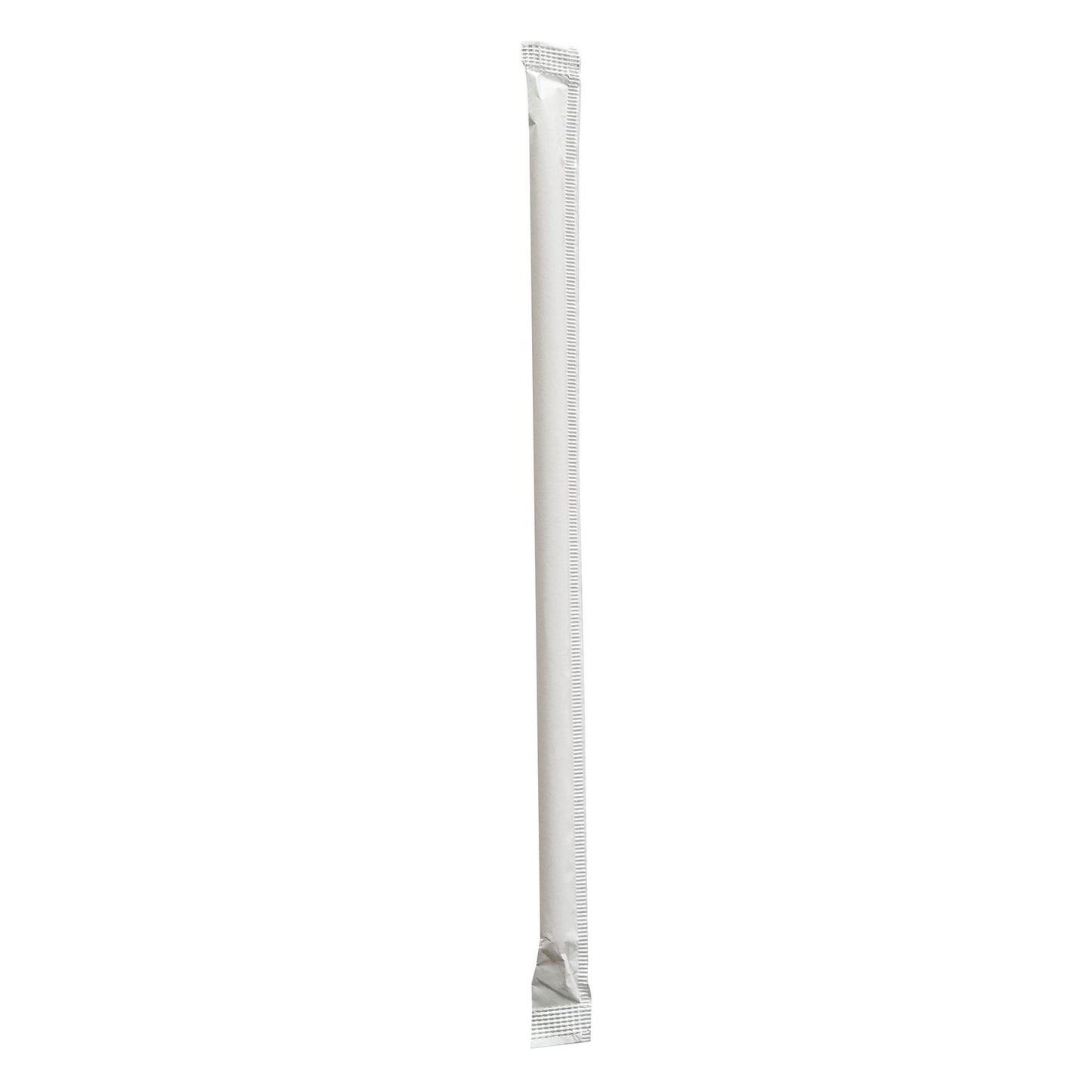 Boardwalk Wrapped Giant Straws, 7.75", Polypropylene, Red/White Striped, 7,200/Carton (GSTW775RW)