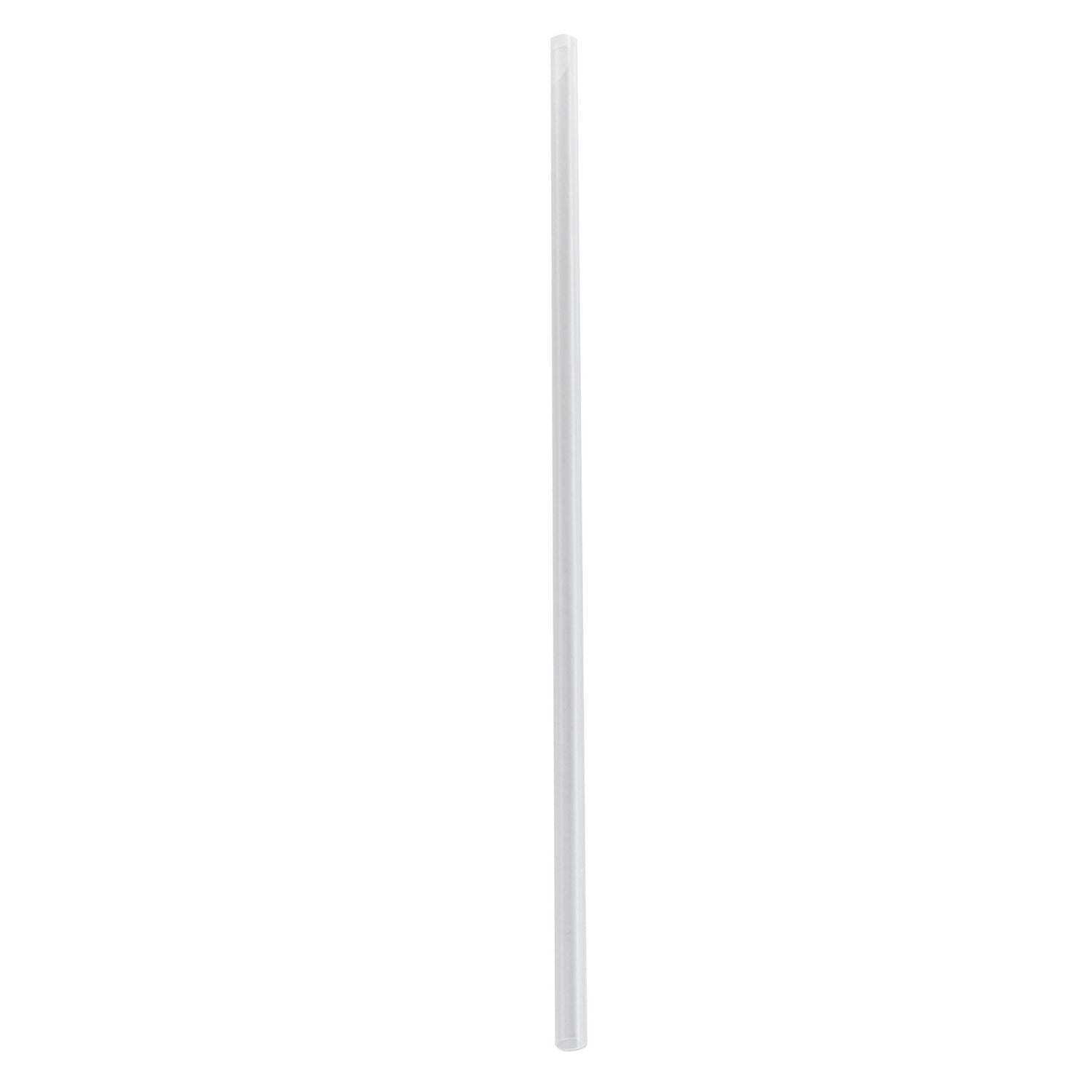 Boardwalk Jumbo Straws, 7.75", Polypropylene, Clear, 12,500/Carton (JSTUW775CLR)