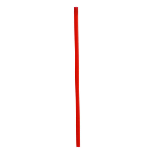 Boardwalk Jumbo Straws, 7.75", Polypropylene, Red, 2,500/Carton (JSTUW775RED)