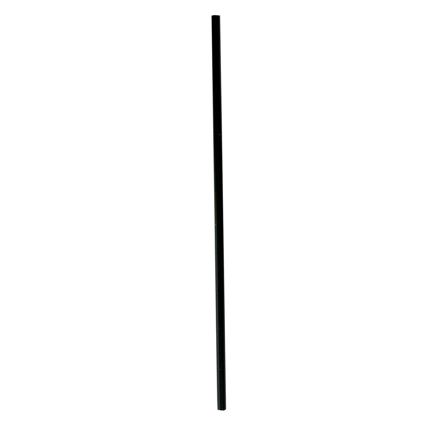 Boardwalk Wrapped Jumbo Straws, 10.25", Polypropylene, Black, 2,000/Carton (JSTW1025BK)