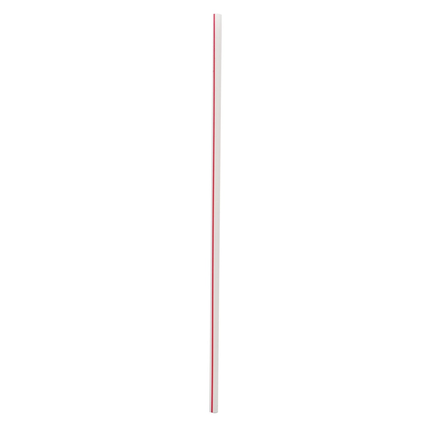 Boardwalk Wrapped Giant Straws, 10.25", Polypropylene, Red/White Striped, 1,200/Carton (GST1025RW)