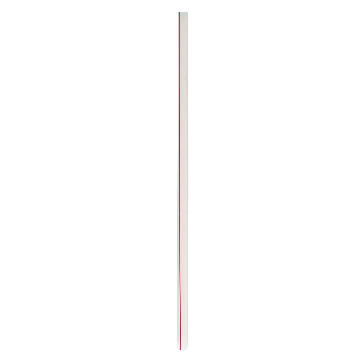 Boardwalk Wrapped Jumbo Straws, 10.25", Polypropylene, Red/White Striped, 2,000/Carton (JSTW1025RW)