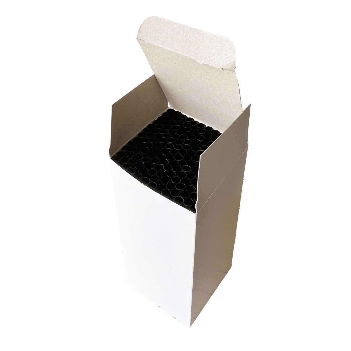 Boardwalk Wrapped Giant Straws, 7.75", Polypropylene, Black, 7,200/Carton (GSTW775BK)