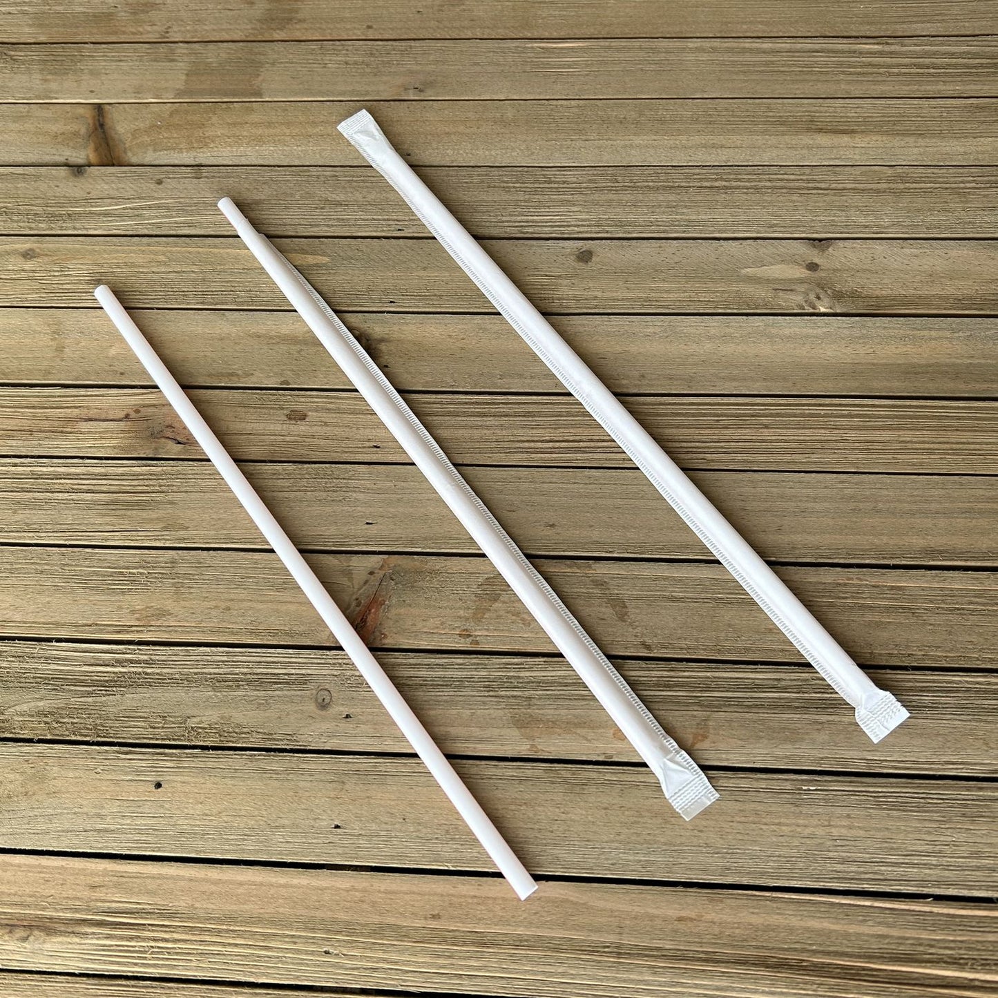 Boardwalk Wrapped Jumbo Straws, 10.25", Polypropylene, Red/White Striped, 2,000/Carton (JSTW1025RW)