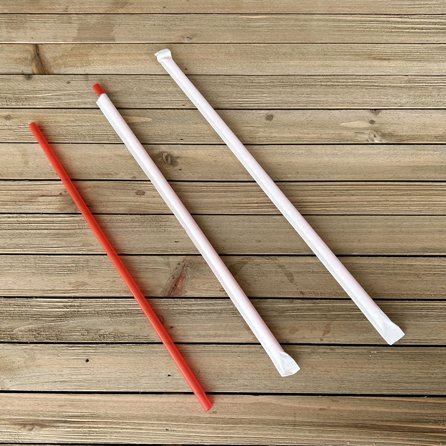 Boardwalk Wrapped Giant Straws, 10.25", Polypropylene, Red, 1,200/Carton (GST1025RD)