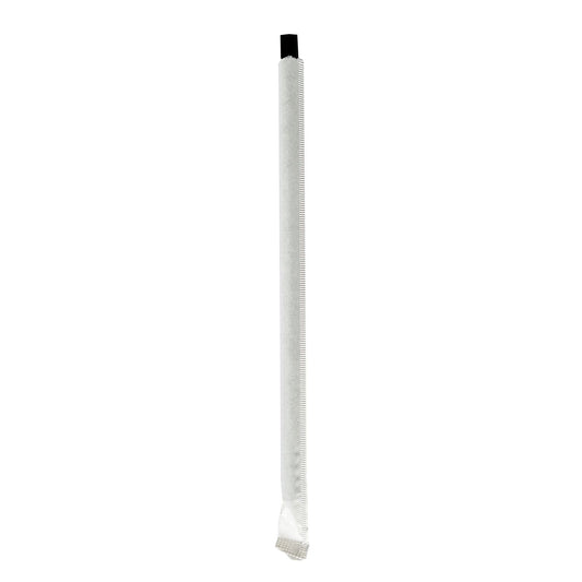 Boardwalk Giant Straws, 7.75", Polypropylene, Black, 1,500/Carton (GSTUW775BK)