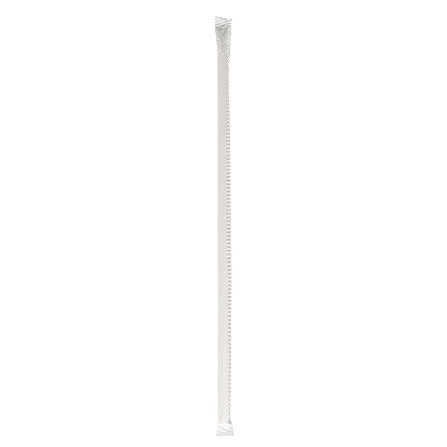 Boardwalk Wrapped Jumbo Straws, 10.25", Polypropylene, Red/White Striped, 2,000/Carton (JSTW1025RW)