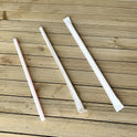 Boardwalk Wrapped Giant Straws, 7.75", Polypropylene, Red/White Striped, 7,200/Carton (GSTW775RW)