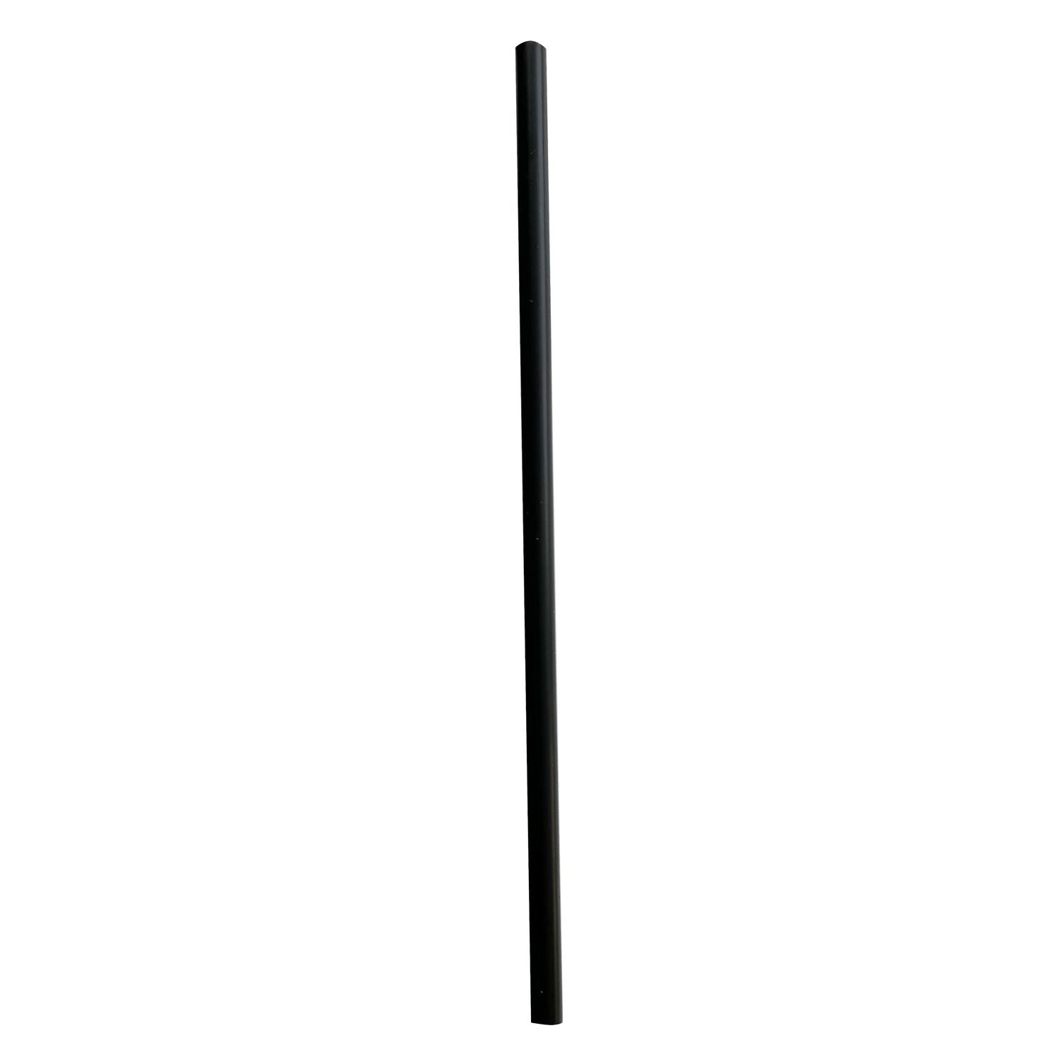 Boardwalk Giant Straws, 7.75", Polypropylene, Black, 1,500/Carton (GSTUW775BK)