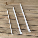 Boardwalk Wrapped Jumbo Paper Straws, 7.75", Paper, White, 1,280/Carton (PPRSTRWIW)