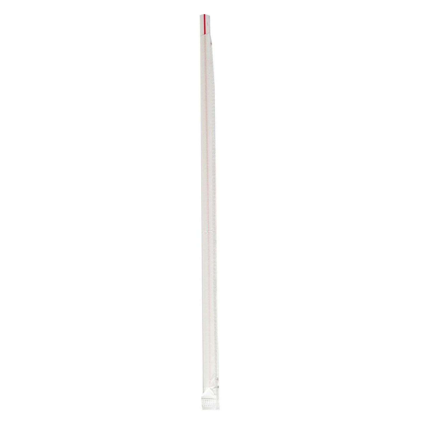 Boardwalk Wrapped Jumbo Straws, 10.25", Polypropylene, Red/White Striped, 2,000/Carton (JSTW1025RW)