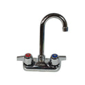 BK Resources WorkForce Standard Duty Faucet, 7.88" Height/3" Reach, Chrome-Plated Brass (BKFW3GM)