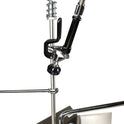 BK Resources WorkForce Prerinse Add-A-Faucet, 4.62" Height/12" Reach, Chrome (VSMPRAF12M)