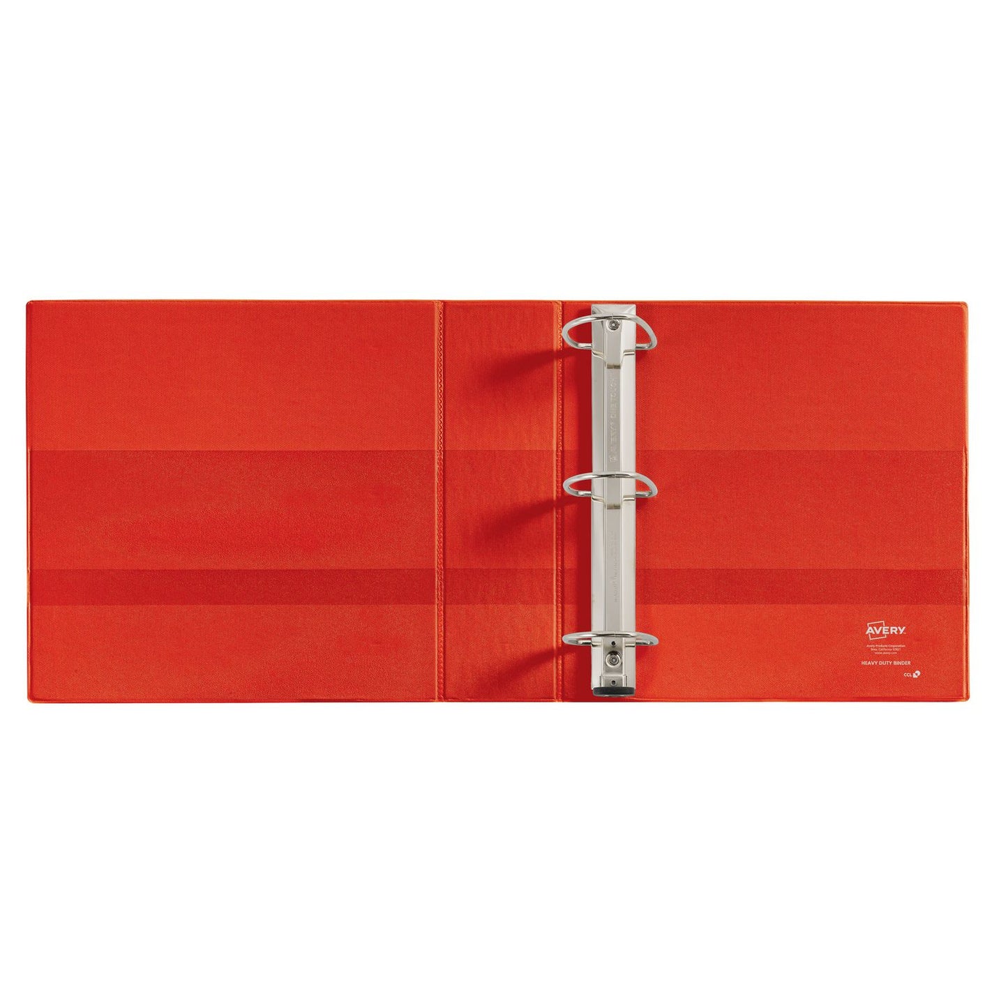 Avery Heavy-Duty View Binder with DuraHinge and Locking One Touch EZD Rings, 3 Rings, 3" Capacity, 11 x 8.5, Red, 4/Carton (79325CT)