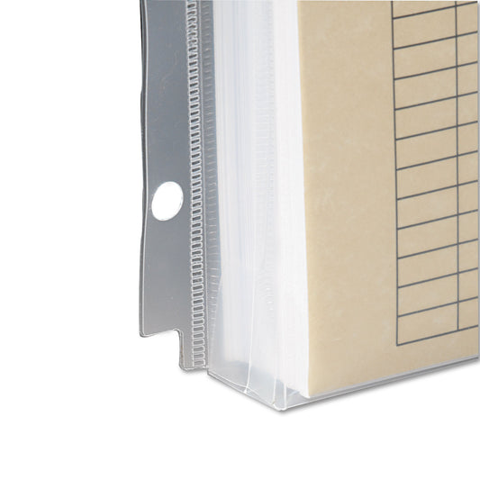 Smead Poly Ring Binder Pockets, 9 x 11.5, Clear, 3/Pack (89500)