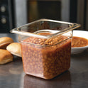 Carlisle StorPlus High Heat Food Pan, 2.5 qt, 6.38 x 6.75 x 6, Amber, Plastic (3088513)