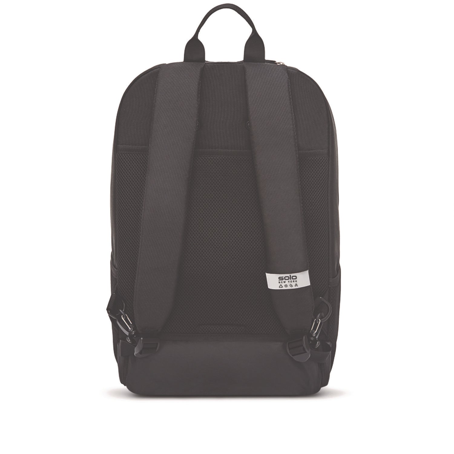 SOLO Bleecker Recycled Rolling Backpack, Fits Devices Up to 15.6", 12.5 x 8 x 19, Dark Gray (UBN7864)