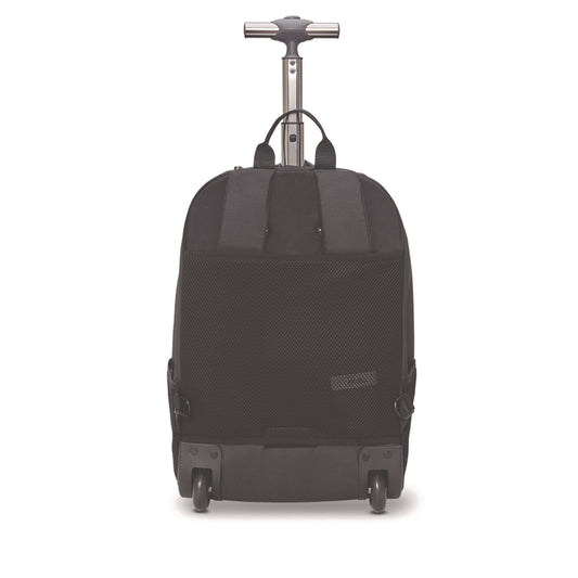 SOLO Bleecker Recycled Rolling Backpack, Fits Devices Up to 15.6", 12.5 x 8 x 19, Dark Gray (UBN7864)