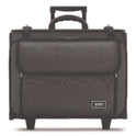 SOLO Morgan Recycled Rolling Catalog Case, Fits Devices Up to 17.3", 18.13 x 7.13 x 13.5, Black/Gray (B151410)