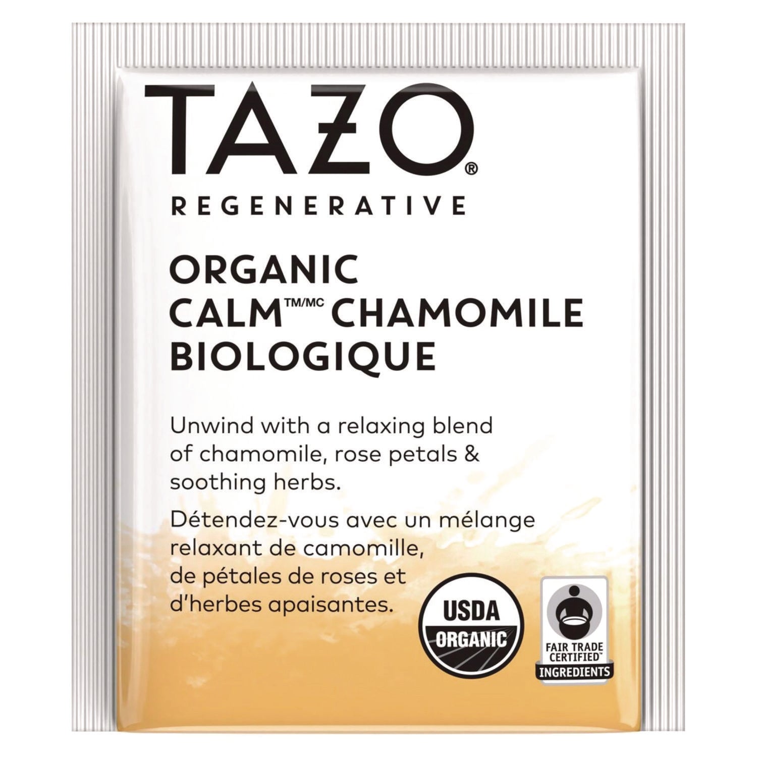 Tazo Tea Bags, Organic Calm Chamomile, 16/Box, 6 Boxes/Carton (00354)