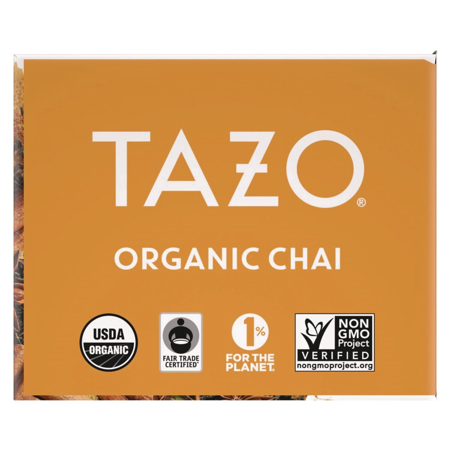 Tazo Tea Bags, Organic Chai, 16/Box, 6 Boxes/Carton (00305)