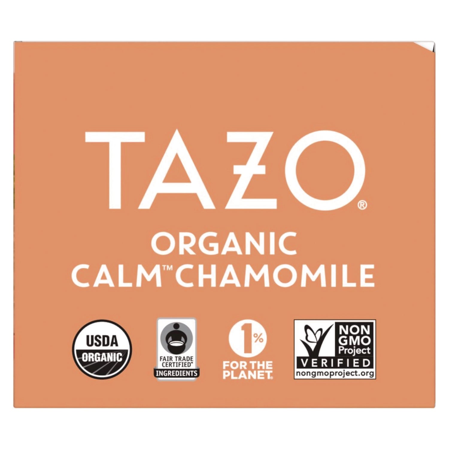 Tazo Tea Bags, Organic Calm Chamomile, 16/Box, 6 Boxes/Carton (00354)