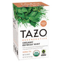 Tazo Tea Bags, Organic Refresh Mint, 16/Box, 6 Boxes/Carton (00350)