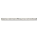 Westcott Stainless Steel Office Ruler With Non Slip Cork Base, Standard/Metric, 18" Long (10417)