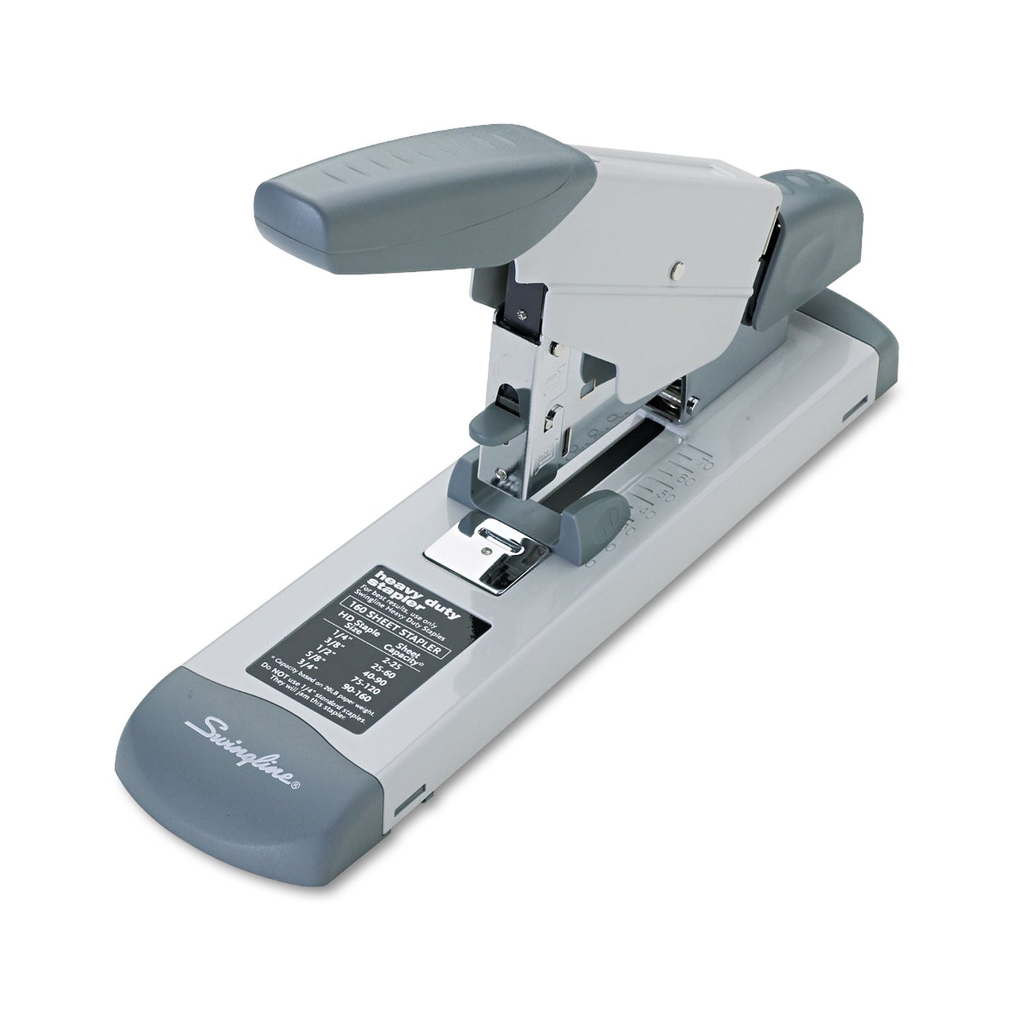 Swingline Deluxe Heavy-Duty Stapler, 160-Sheet Capacity, Platinum (39002)