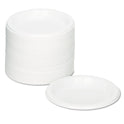 Tablemate Plastic Dinnerware, Plates, 7" dia, White, 125/Pack (7644WH)