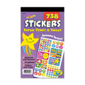 TREND Sticker Assortment Pack, Super Smiles and Stars, Assorted Colors, 738 Stickers/Pad (T5010)