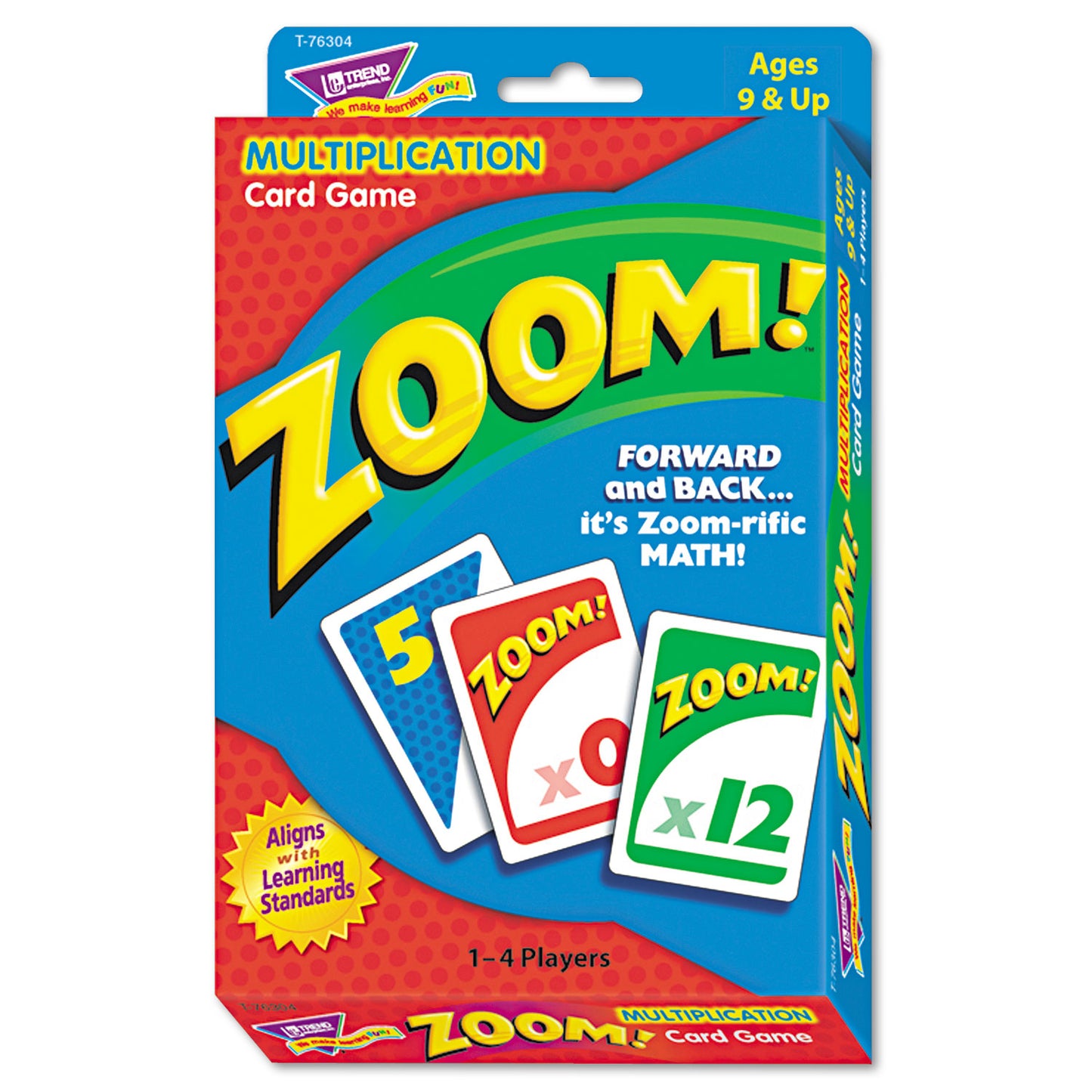 TREND Zoom Math Card Game, Ages 9 and Up, 100 Cards/Set (T76304)