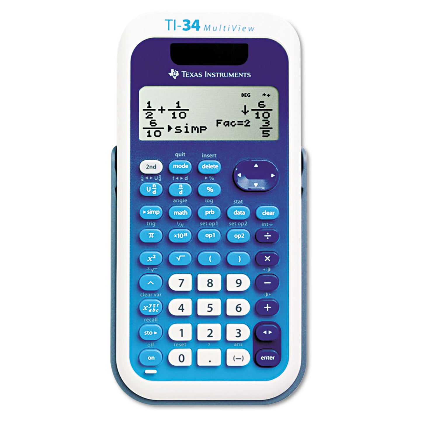 Texas Instruments TI-34 MultiView Scientific Calculator, 16-Digit LCD - 3 Pack
