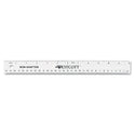 Westcott Non-Shatter Flexible Ruler, Standard/Metric, 12" Long, Plastic, Clear (13862)